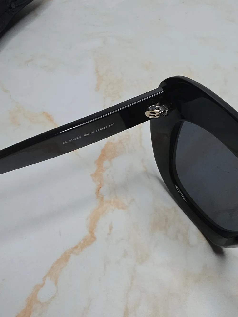 Celine Diane Oversized Black Sunglasses